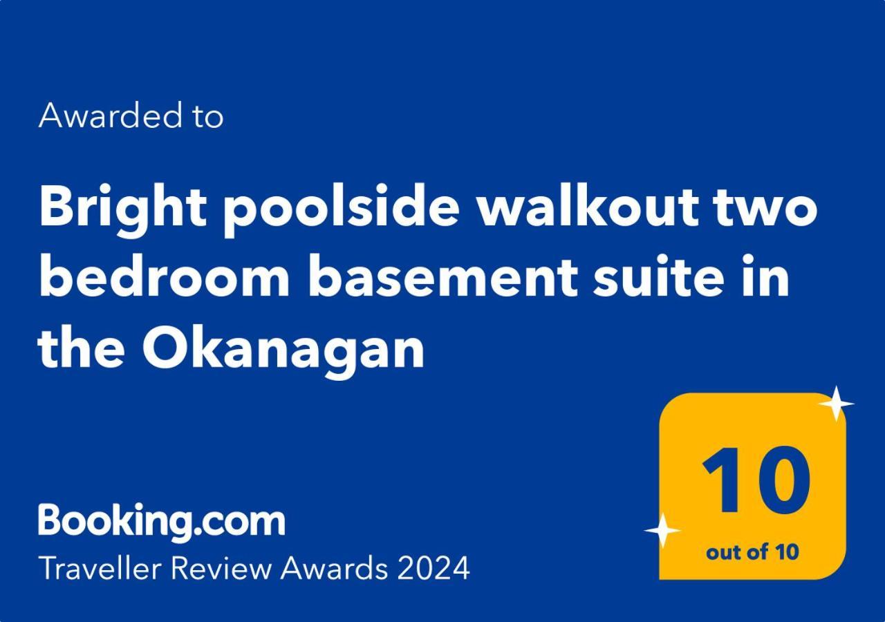 Bright Poolside Walkout Two Bedroom Basement In The Okanagan Penticton
